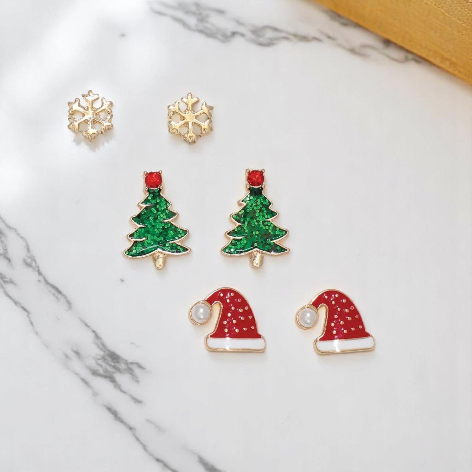 Holiday Icon Earring Trio - Mellow Monkey