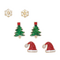 Holiday Icon Earring Trio - Mellow Monkey
