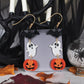 Bat Ghost Pumpkin Dangle Earrings - Mellow Monkey