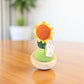 Yurayura Rabbit with Sunflower - 2.5-in - Mellow Monkey