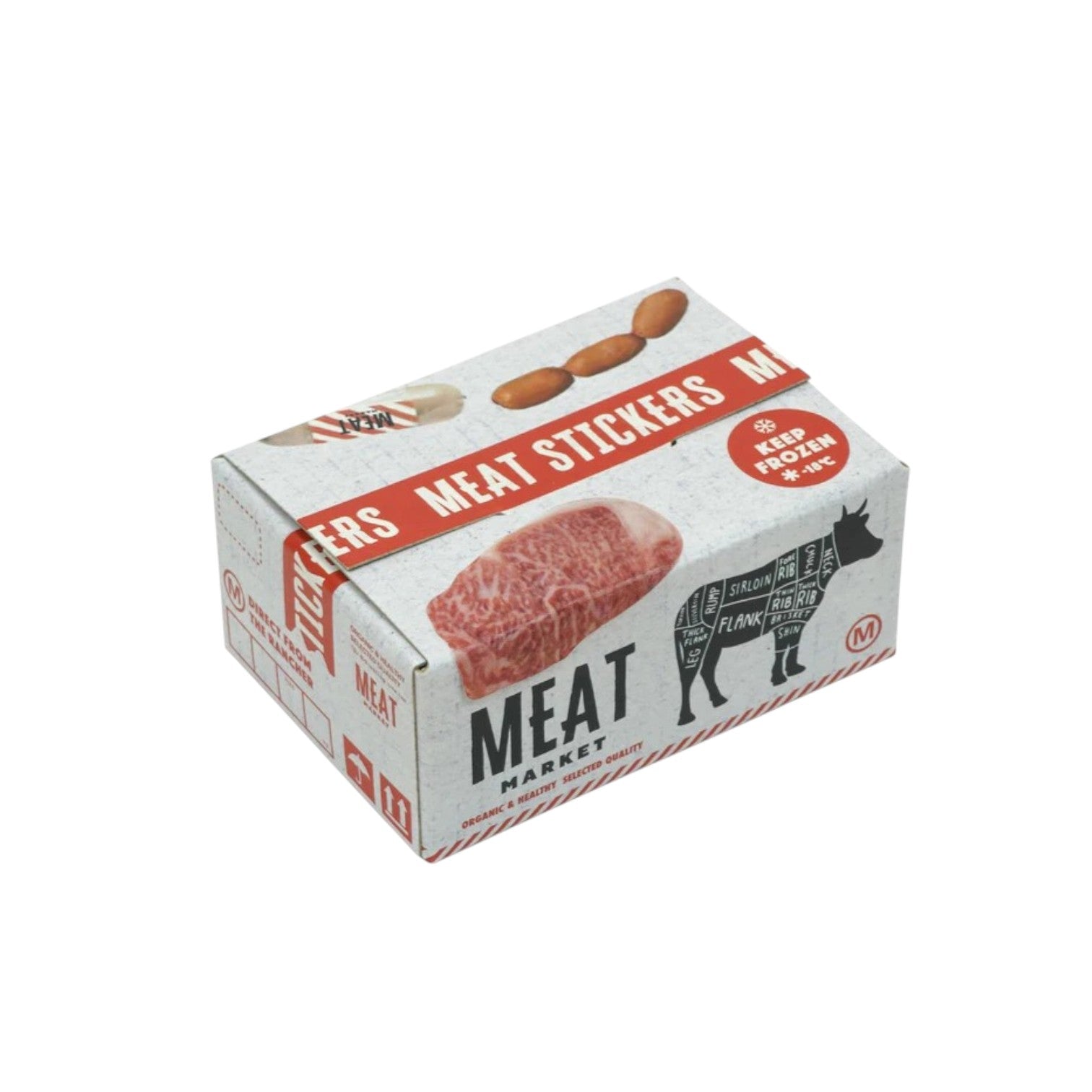 Meat Market Stickers - Boxed Hologram Stickers - Mellow Monkey
