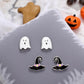 Ghost & Witch Hat Earring Duo - Mellow Monkey