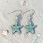Mint Starfish With Crystals - Earrings - Mellow Monkey