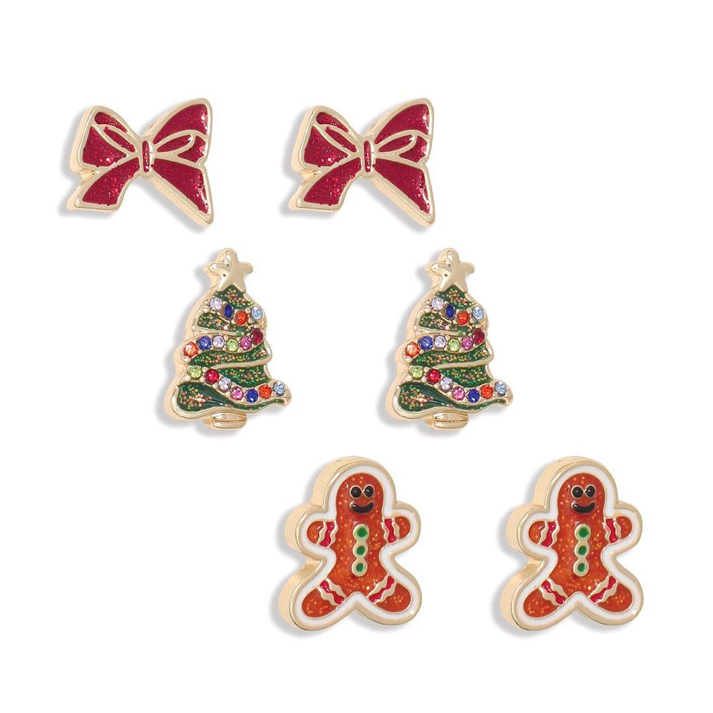 Earrings - Christmas Trio Favorites - Mellow Monkey