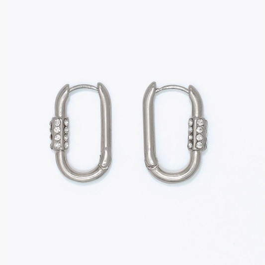 Silver Hoop Earrings