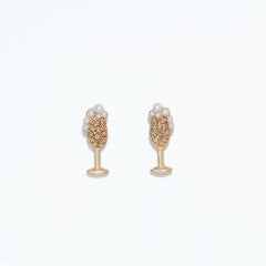 Champagne Flutes - COLOR Stud Earrings - Mellow Monkey