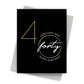Fabulous Forty – Age and Milestone Birthday Card - Mellow Monkey