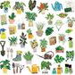 Plant Market Stickers - Boxed Hologram Stickers - Mellow Monkey