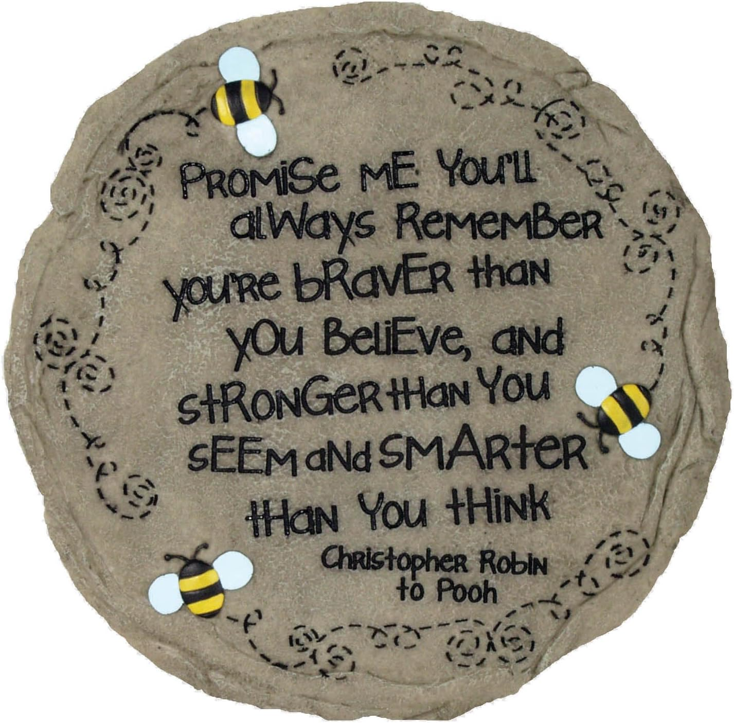 Promise Me You'll Remember - Memorial Stepping Stone and Wall Plaque - Mellow Monkey