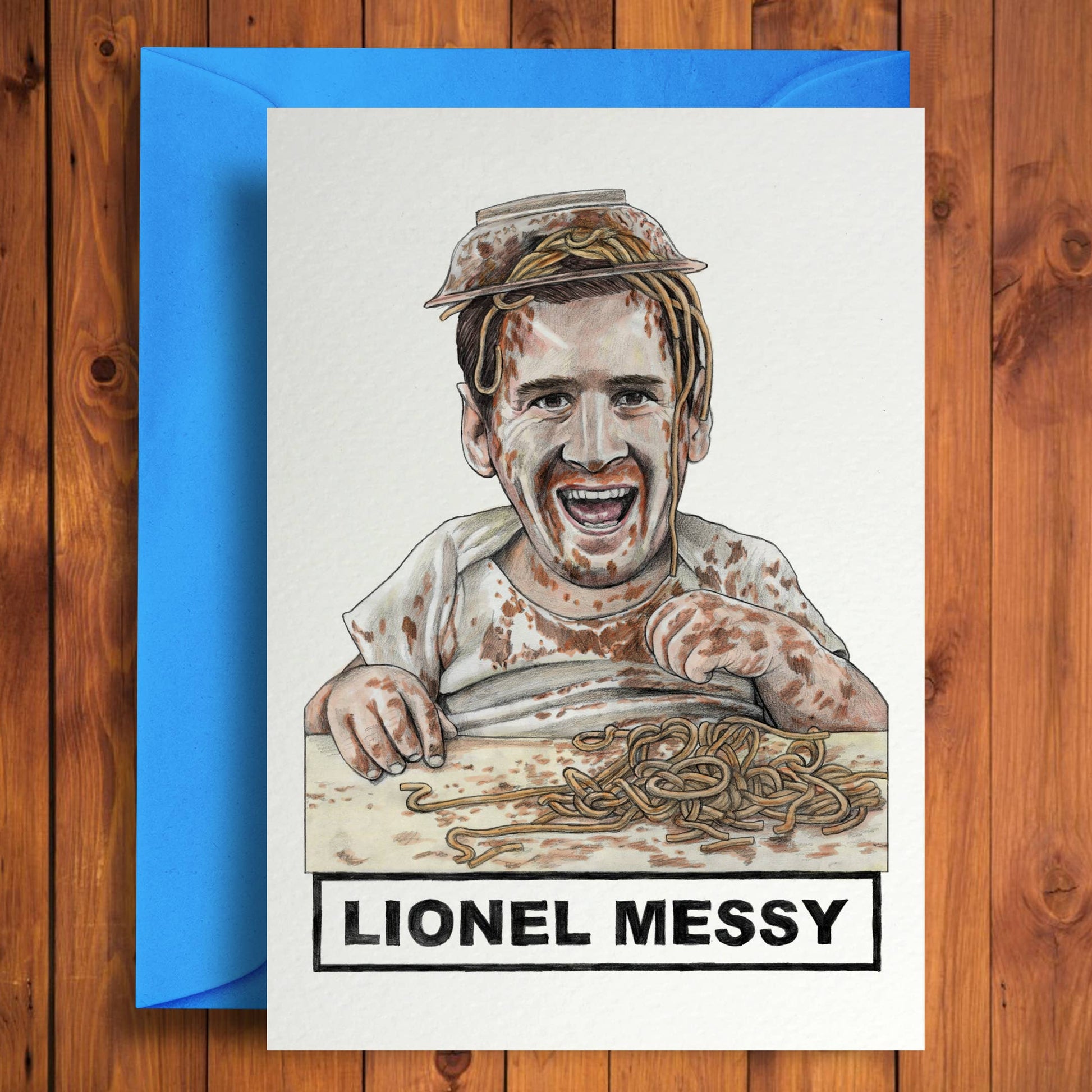 Lionel Messy - Greeting Card - Mellow Monkey