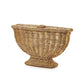 Basket Weave Menorah with Gold Leaf - 10-3/4-in - Mellow Monkey