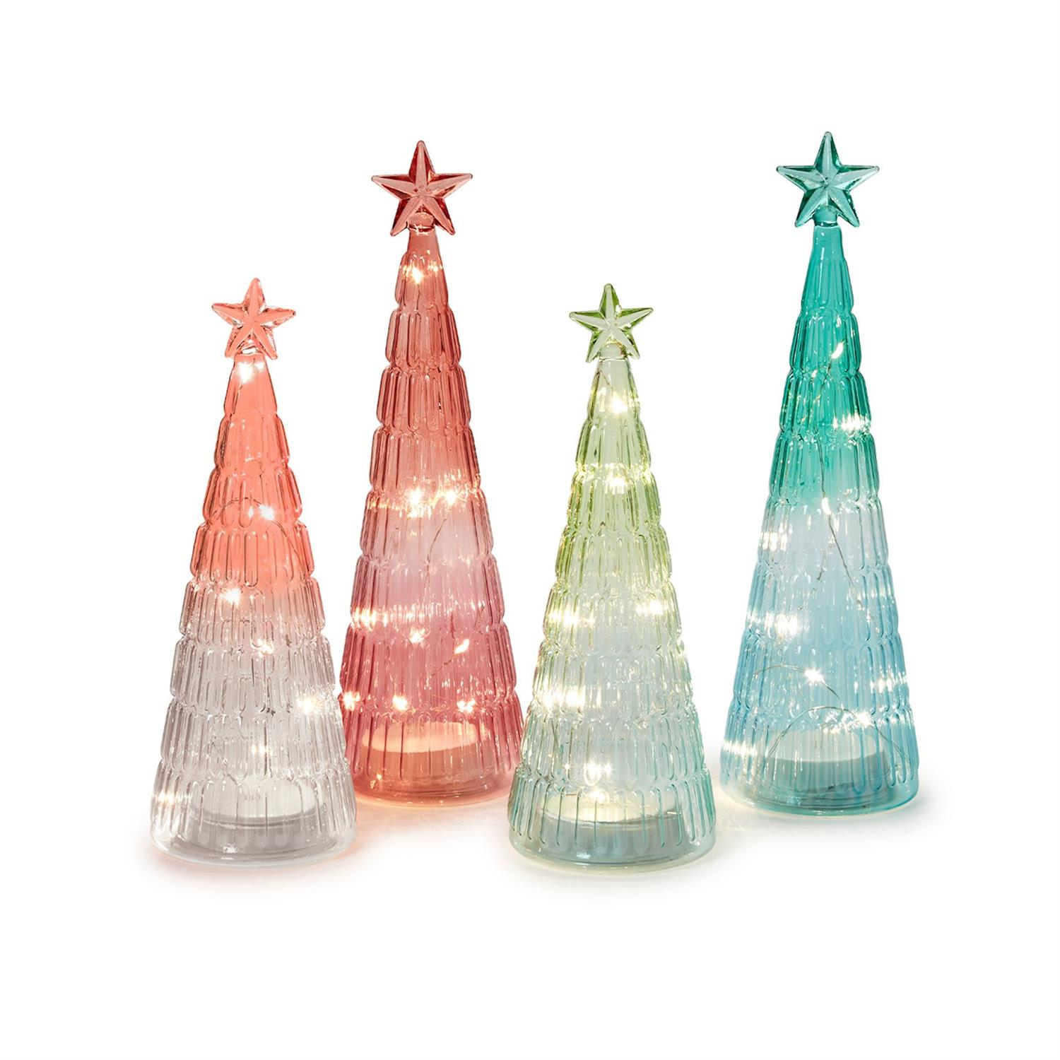 Pastel Colored Glass LED Tree - Mellow Monkey