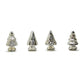 Silver Mercury Glass Holiday Tree - 5-in - Mellow Monkey