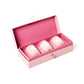 Pink Sugar Set of 3 Sparkling Rosé Scented Candles in Gift Box - Mellow Monkey