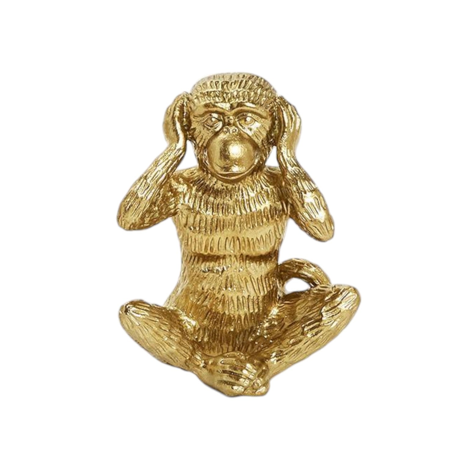 Golden Monkey - Hear No Evil, See No Evil, Speak No Evil - 5-3/4-in - Mellow Monkey