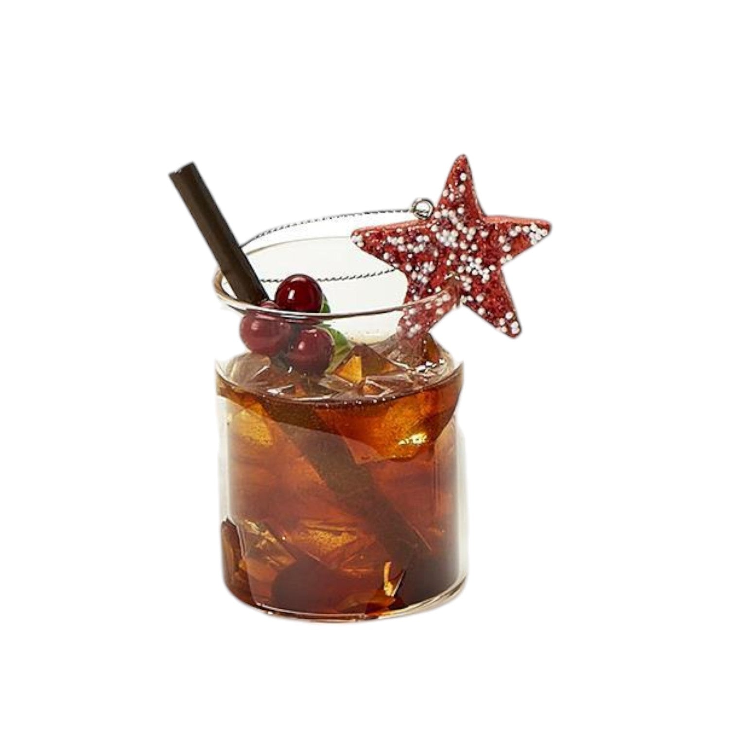 Holiday Cheer Cocktail Drink Ornament - Mellow Monkey