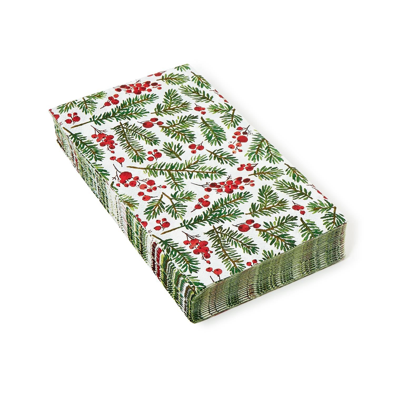 Merry Berry 3-Ply Paper Dinner Napkins - Set of 20 - Mellow Monkey