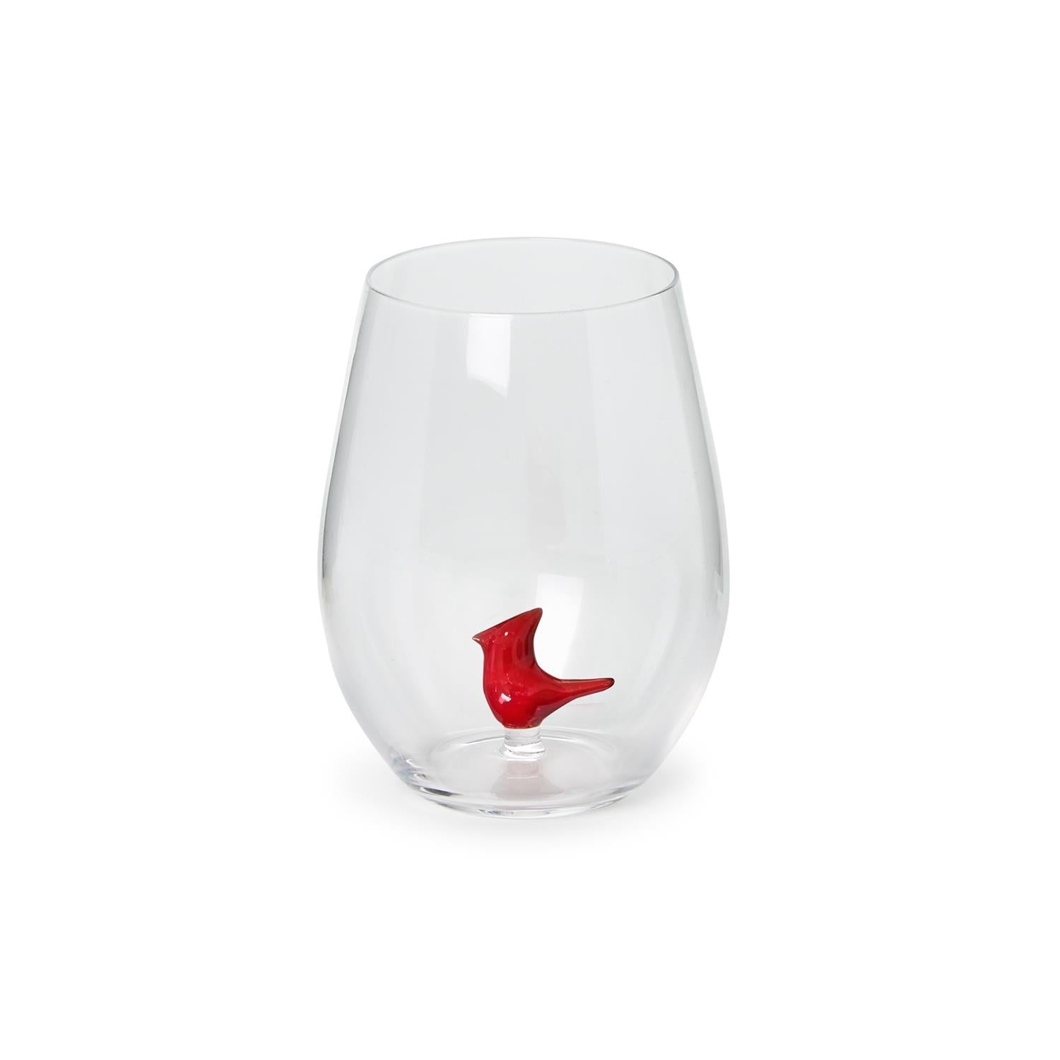 Cardinal Stemless Wine Glass - 20-oz. - Mellow Monkey