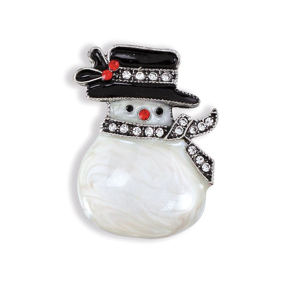 Pin - Snowlady with Crystals - Mellow Monkey