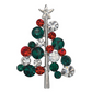 Jeweled Holiday Tree Pin - Mellow Monkey