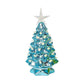 Metallic Christmas Tree with LED Lights - 8-1/2-in - Mellow Monkey