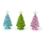 Metallic Christmas Tree with LED Lights - 8-1/2-in - Mellow Monkey