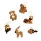 Hand-Crafted Woodland Animal Ornament - Mellow Monkey