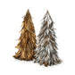 Shimmering Plumage Hand-Crafted Feather Holiday Tree - 16-1/2-in - Mellow Monkey