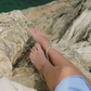 Manta Point Surfer Bead Anklet - Mellow Monkey