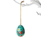 Hand-Painted Mango Wood Easter Egg Ornament - 3-in - Mellow Monkey