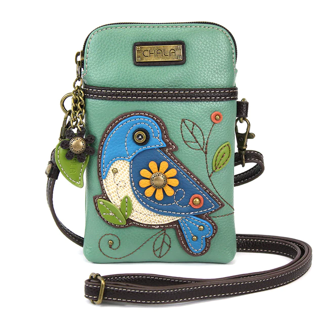 Blue Bird - Chala Cellphone Crossbody - Mellow Monkey