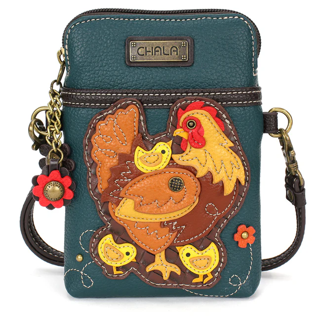 Hen With Chicks - Chala Cellphone Crossbody - Mellow Monkey
