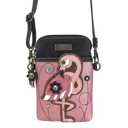 Flamingo - Chala Cellphone Crossbody - Mellow Monkey