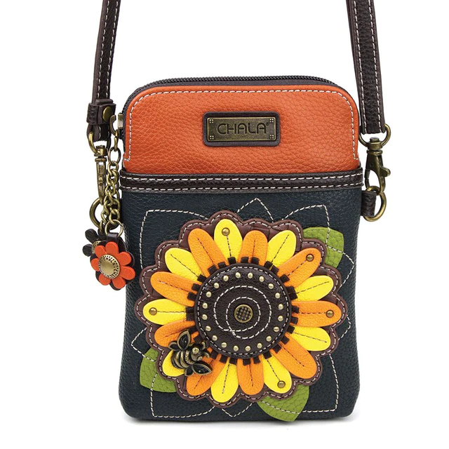 Sunflower - Chala Cellphone Crossbody - Mellow Monkey