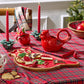Deck the Halls Cardinal Toothpick Holder with Cardinal Picks - 4-in
