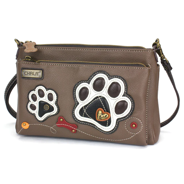 Pawprint - Chala Deluxe Crossbody - Mellow Monkey