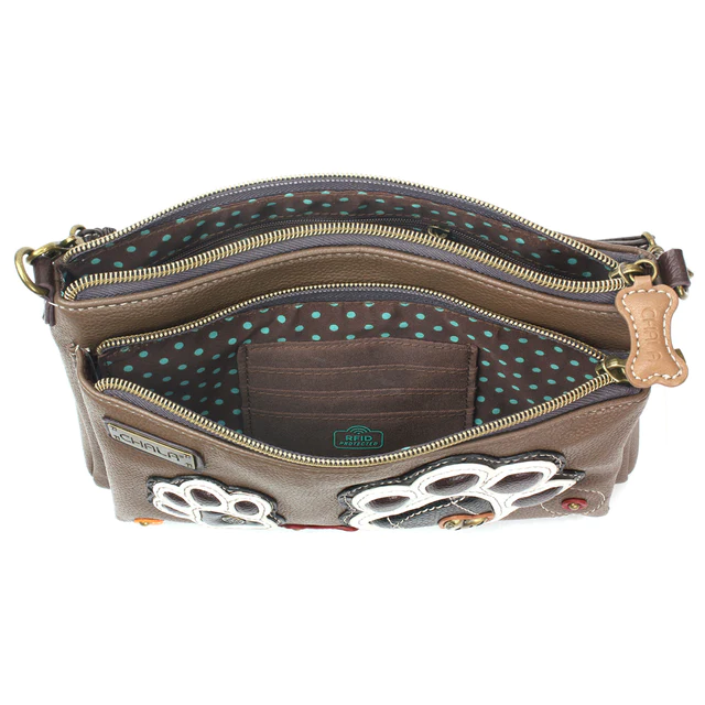 Pawprint - Chala Deluxe Crossbody - Mellow Monkey