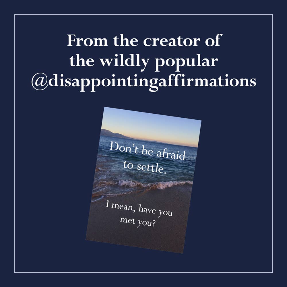 Disappointing Affirmations - 30 Easy Tear Out Postcards - Mellow Monkey