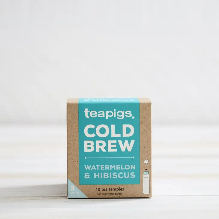 Watermelon & Hibiscus Cold Brew - Box of 10 Tea Temples - Mellow Monkey