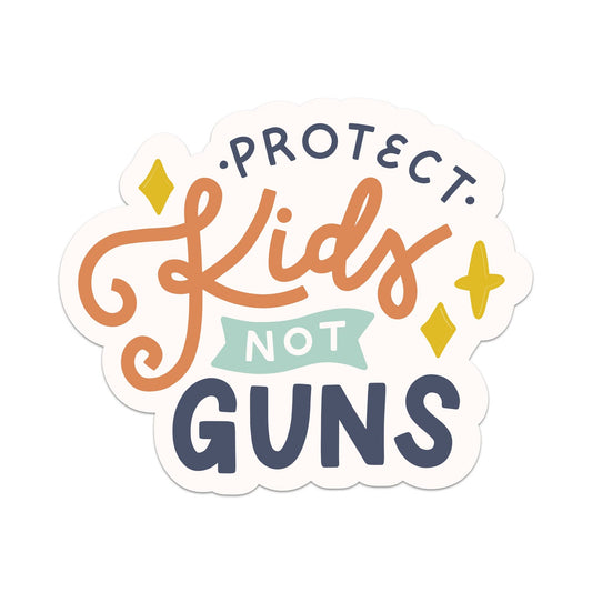 Protect Kids, Not Guns Vinyl Sticker - Mellow Monkey