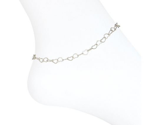 Delicate Hearts - Anklet - Mellow Monkey