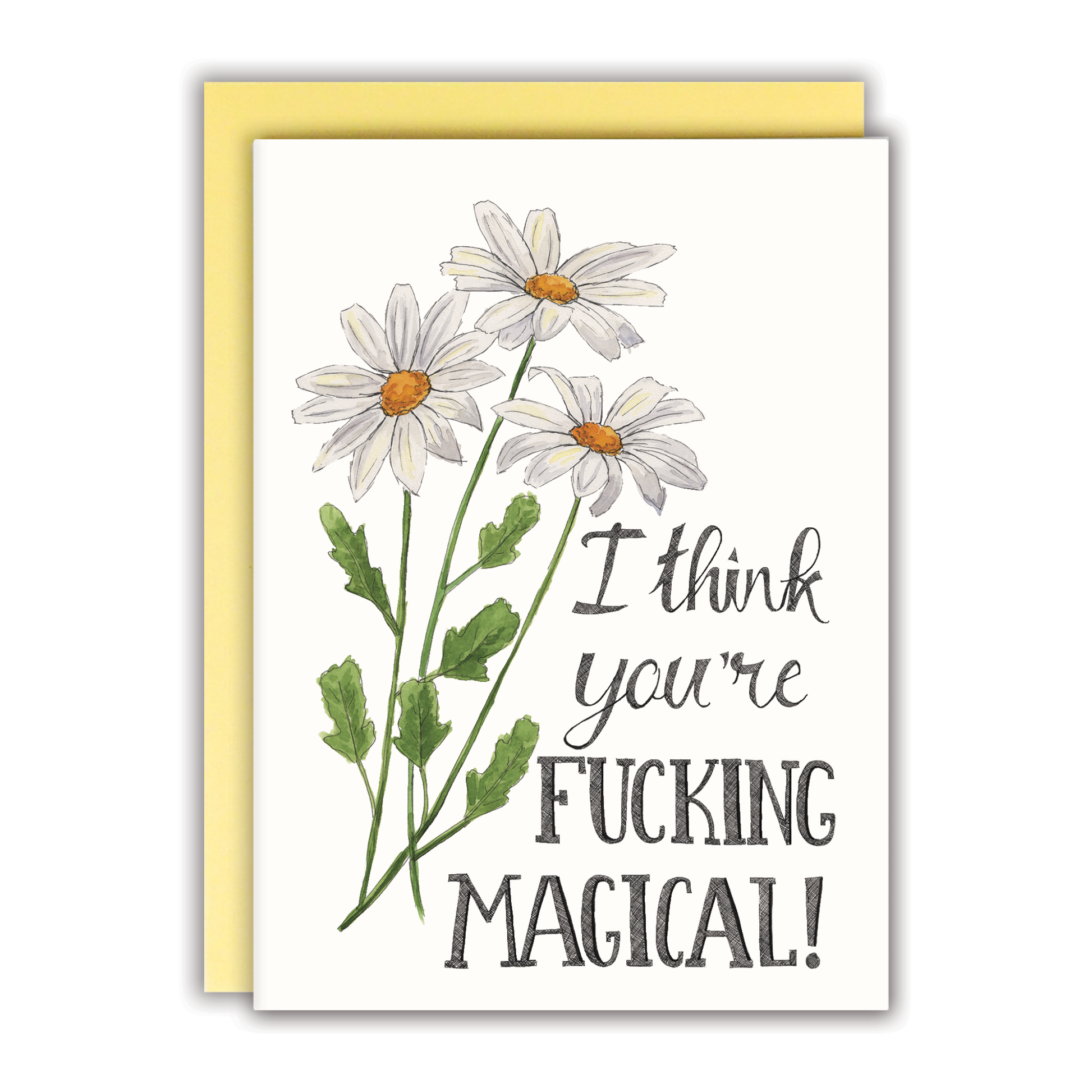 I Think You're Fucking Magical Card - Mellow Monkey