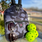 Midnight Camo Pickleball Paddle Cover by Taylor Gray - Mellow Monkey