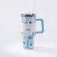 Ebb and Flow 40-oz Insulated Tumbler - Kim Hovell Art - Mellow Monkey