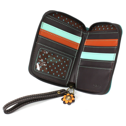 Black Cat - Chala Zip-Around Wallet