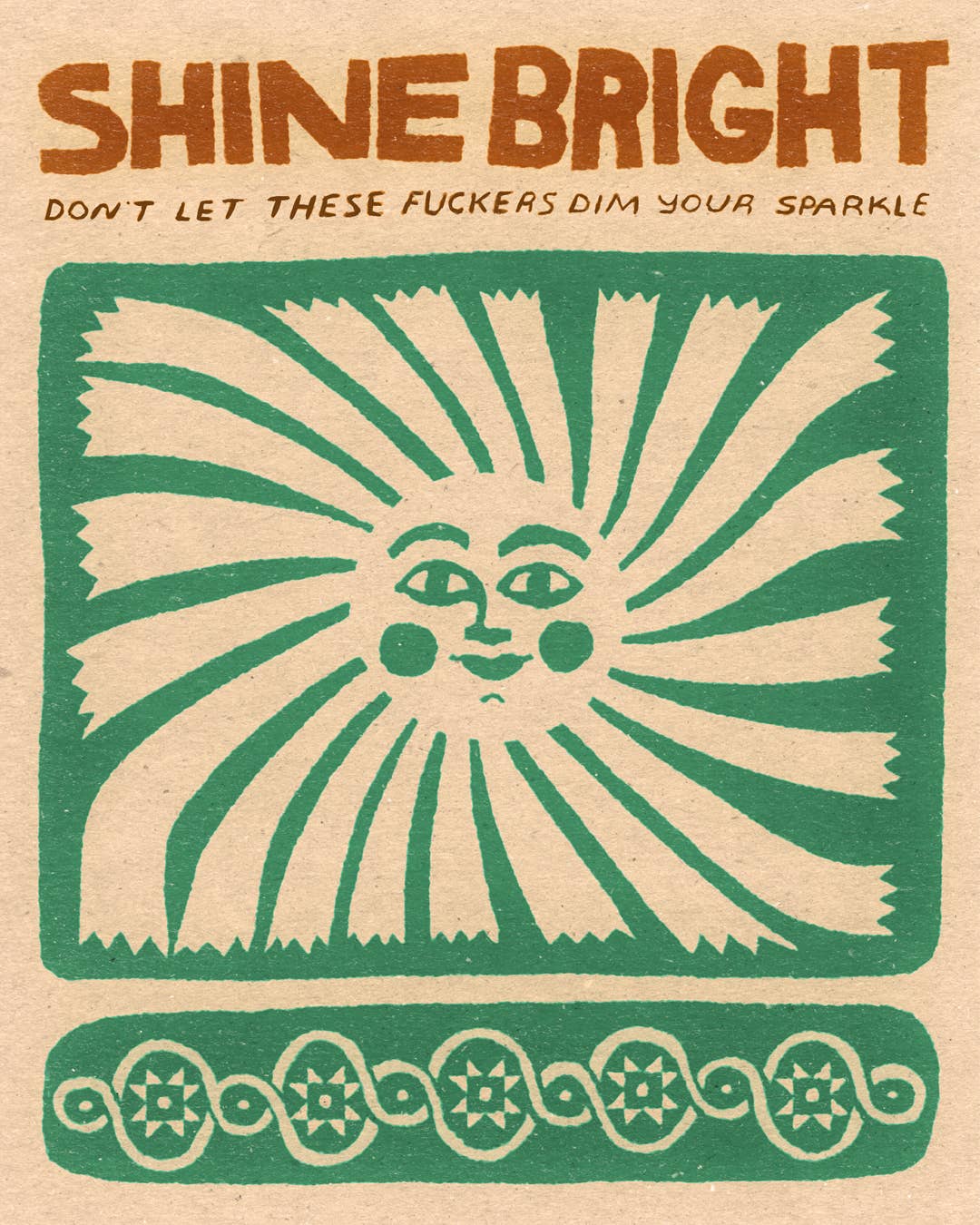 Shine Bright - Framed Art Print - 8-in x 10-in - Mellow Monkey