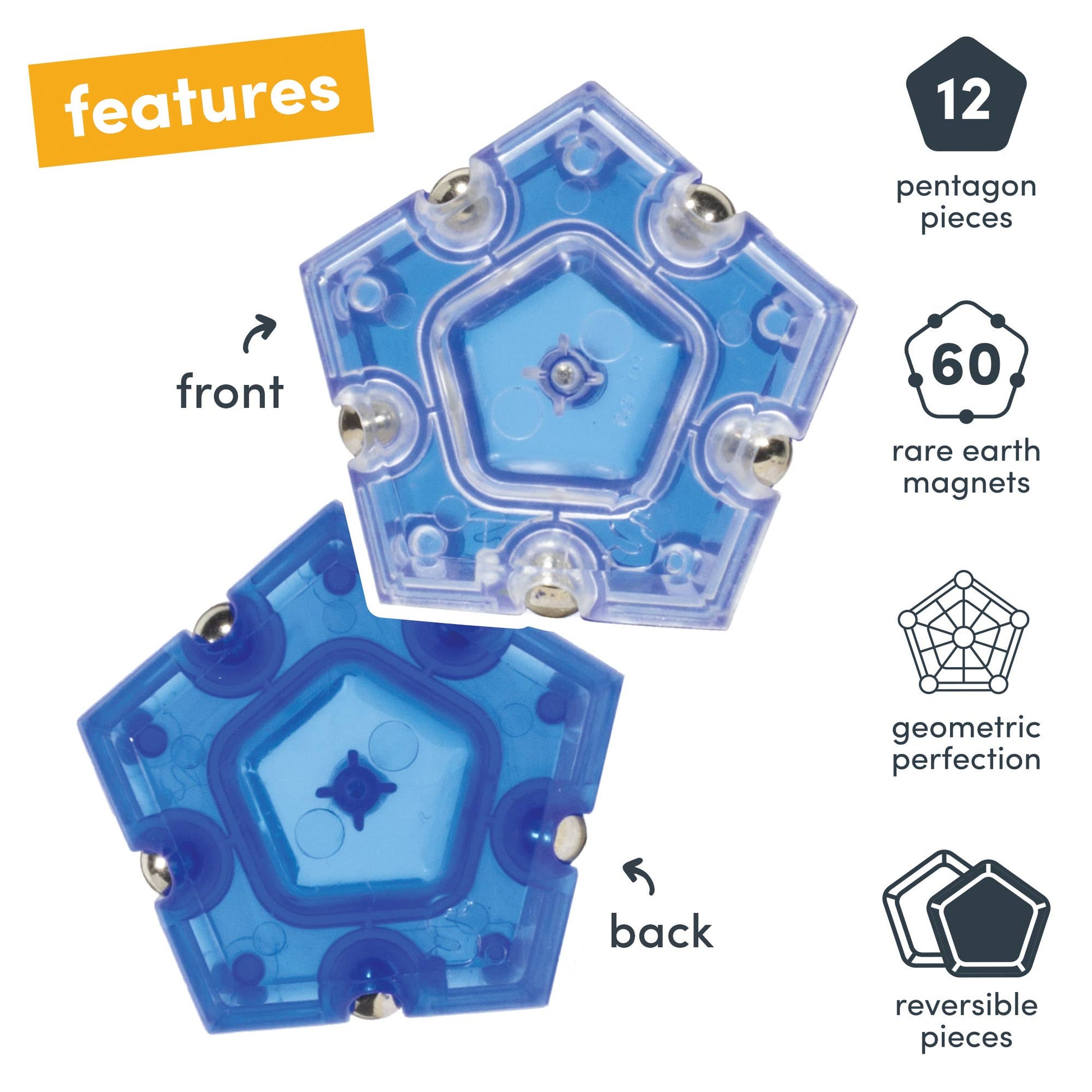 Speks Geode - Magnetic Fidget Toy - Mellow Monkey