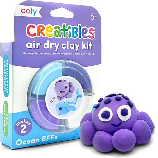 Ocean Pals - Creatibles Air Dry Clay BFFs Kit - Mellow Monkey