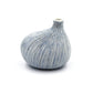Mini Omo - Handcrafted Porcelain Bud Vase - With with Blue Lines - 2.7 x 2 x 2.8 in - Mellow Monkey