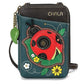 Ladybug On A Leaf - Chala Wallet Crossbody - Mellow Monkey